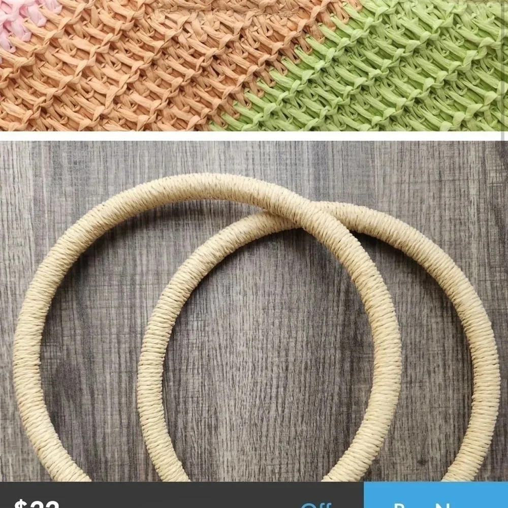 NEW Art Class Weaved Tote Bag - Picture 5 of 5